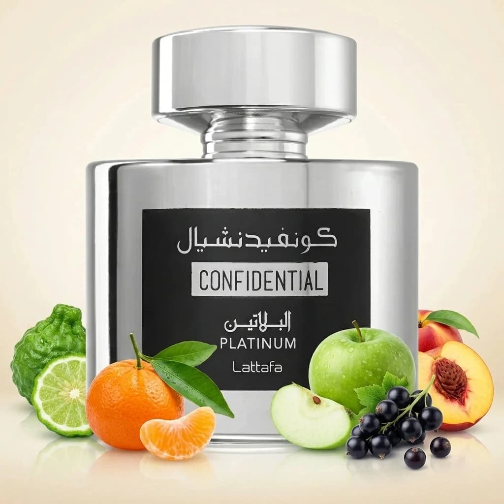 Lattafa Confidential Platinum Eau de Parfum for Men